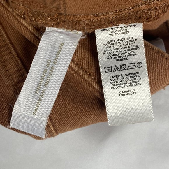 LOFT Women's High Rise Jeans in Brown - Picture 16 of 16